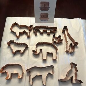 Vintage Martha Stewart Cooper Noah’s Ark Cookie Cutters